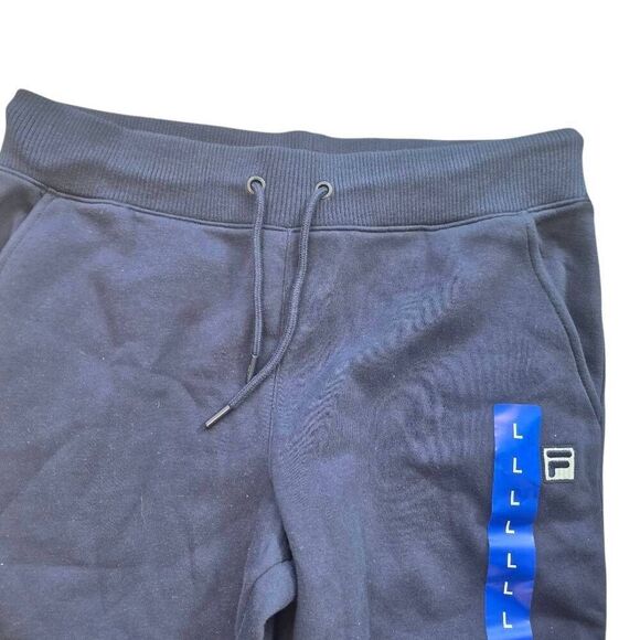 Fila Women's Navy Peacoat Cotton/Poly Fleece Joggers NEW NWT - Picture 10 of 14